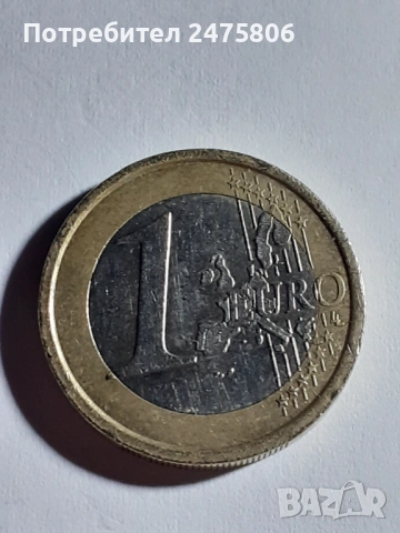 Колекционерска монета - 1 евро - 2002г., снимка 5 - Нумизматика и бонистика - 53306326
