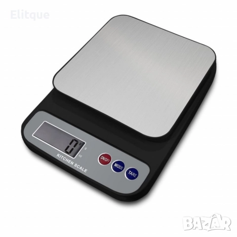 Кухненска везна Rosberg, 5 кг., 2хААА батерии , LED екран, снимка 5 - Друга електроника - 52750510