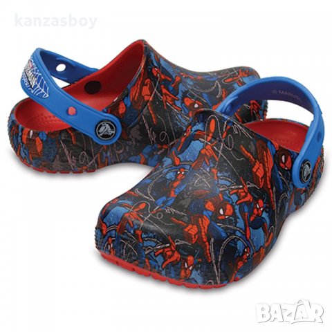 Crocs Kids Fun Lab Spiderman Clog - страхотни детски кроксове, снимка 1 - Детски сандали и чехли - 32867293