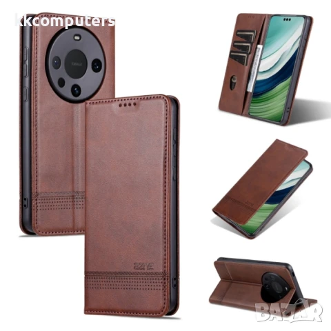 Huawei Mate 60 Pro AZNS Wallet Калъф и Протектор, снимка 5 - Калъфи, кейсове - 50769516