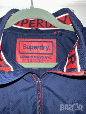 Мъжко яке SUPERDRY Mens Jacket – Navy Blue – 2XL – Lightweight / Soft Shell, снимка 12 - Якета - 52968776