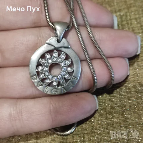 Сребърно колие с висулка (306), снимка 3 - Колиета, медальони, синджири - 48104063