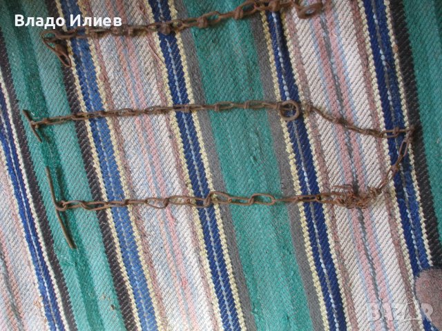 Синджири/вериги/ и каишки,служили за връзване на животни и за други цели, снимка 5 - Други стоки за дома - 41262429