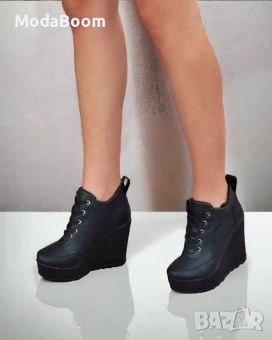 💯Кожени стилни дамски боти на платформа / различни цветове💯, снимка 3 - Дамски боти - 43414835