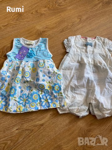 Лот от нова рокличка и гащеризон за момченце ! 74 р, снимка 1