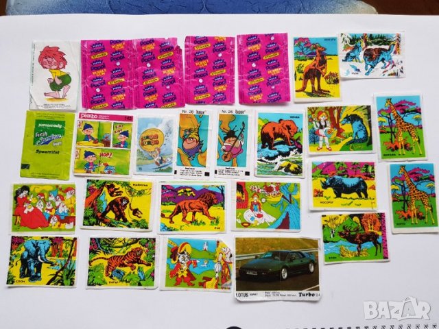 Картинки и опаковки от дъвки , снимка 2 - Колекции - 39007529