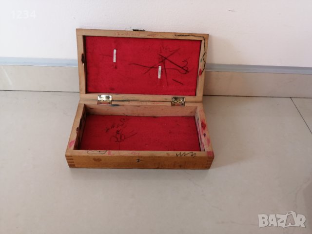 Дървена кутия 21 х 11.5 h 5 cm. , снимка 2 - Други стоки за дома - 37902411