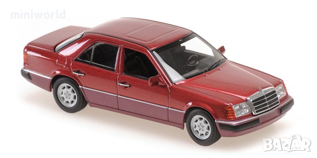 Mercedes-Benz 230E 1991 - мащаб 1:43 на Minichamps моделът е нов в PVC дисплей-кейс, снимка 2 - Колекции - 43377630