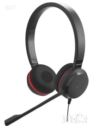 Слушалки с микрофон Jabra - Evolve 20 UC Stereo SE, черни