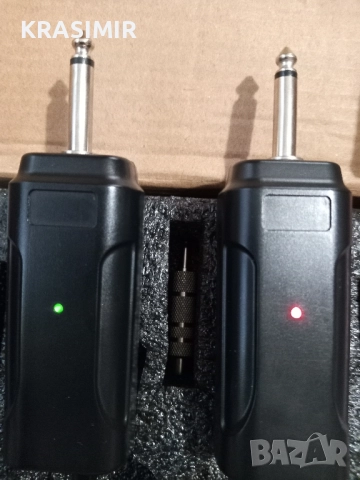 Безжична система за китара. Предавател-Приемник, снимка 6 - Китари - 51444662