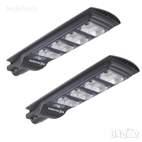 Мощна улична соларна лампа SUNVISION 1800w, снимка 5 - Соларни лампи - 50982599