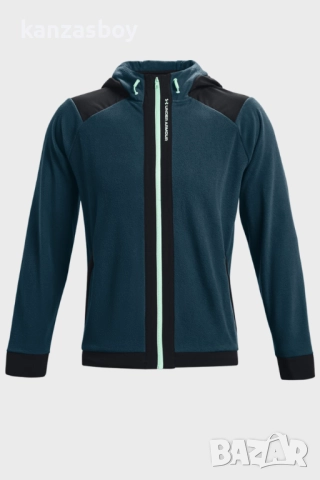 Under Armour RUSH Full zip fleece hoodie - мъжко поларено горнище М, снимка 3 - Спортни дрехи, екипи - 51800941