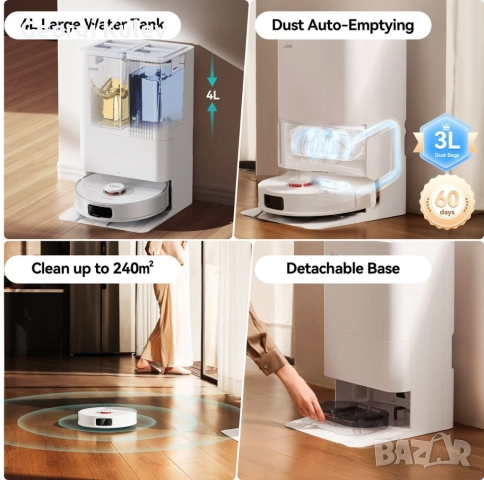 Прахосмукачка робот JonR P20 pro, снимка 3 - Прахосмукачки - 52775650