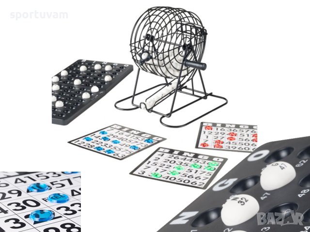 Бинго игра комплект с метална сфера, снимка 1 - Други - 43210806