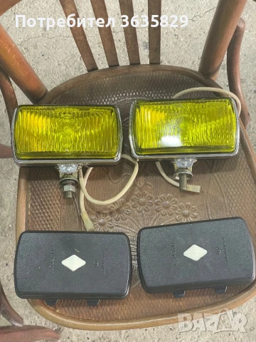 РЕТРО  Волга 3102 ГАЗ фарове жълти за мъгла с капаци нови СССР