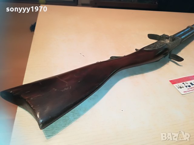 ЗАЯВЕНА-ретро двуцевка с въртящи се дула-внос germany 0306211134, снимка 2 - Антикварни и старинни предмети - 33091098