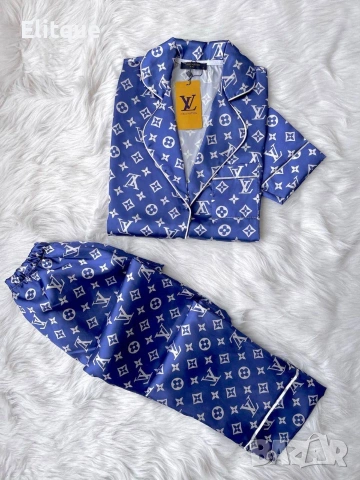 дамски пижами с дълъг ръкав Christian Dior fendi Victoria's secret chanel Versace Louis Vuitton , снимка 7 - Пижами - 53083299