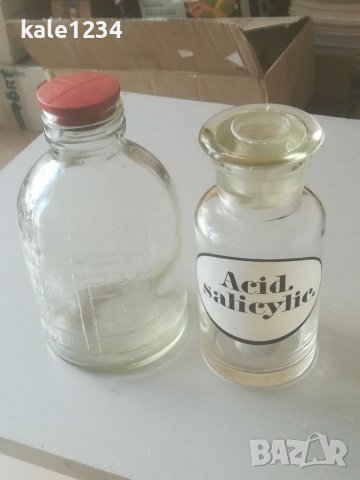 Аптекарски шишета. Старо аптекарско шише. Медицинско шише. Лабораторно. , снимка 8 - Лаборатория - 37540628