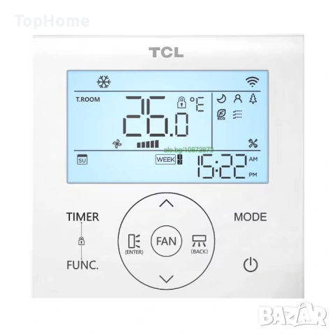 Термопомпа TCL 16kW за отопление, охлаждане и битова гореща вода, снимка 4 - Климатици - 53242392