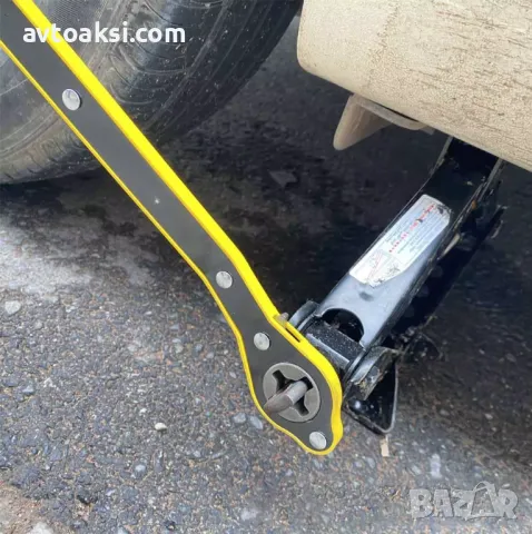 Kлюч/тресчотка ,удължение ръчка за ротация 360° за крик-03204, снимка 6 - Аксесоари и консумативи - 49387851