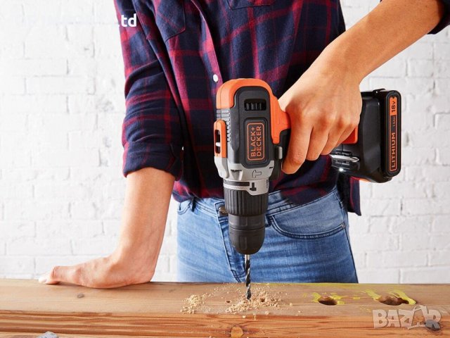 НОВО Ударен Винтоверт Black and Decker 18V Li-Ion, снимка 7 - Винтоверти - 37869357