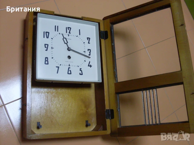 Стар стенен съветски часовник с махало, снимка 7 - Антикварни и старинни предмети - 50939004