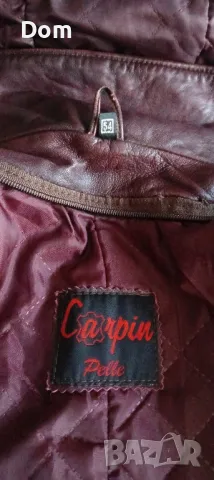 Дълго кожено дамско яке с качулка номер, снимка 6 - Якета - 49302515