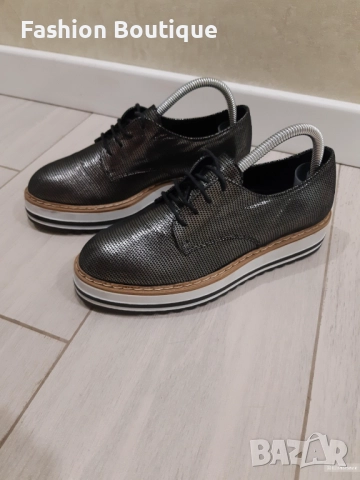 Дамски затворени обувки със стабилна подметка, 36/37 номер , снимка 3 - Дамски ежедневни обувки - 51818299