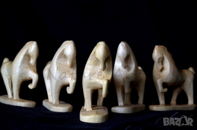 Кон от дърво - ръчна изработка, скулптура, сувенир 