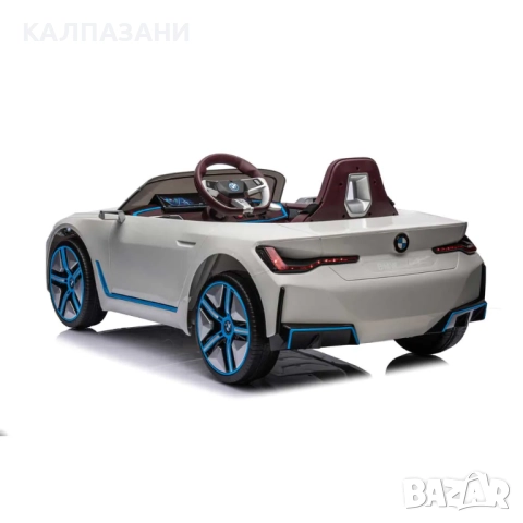 Кола Акумулаторна 12V BMW  JE1009 с родителски контрол Бяла, снимка 4 - Коли, камиони, мотори, писти - 51665286
