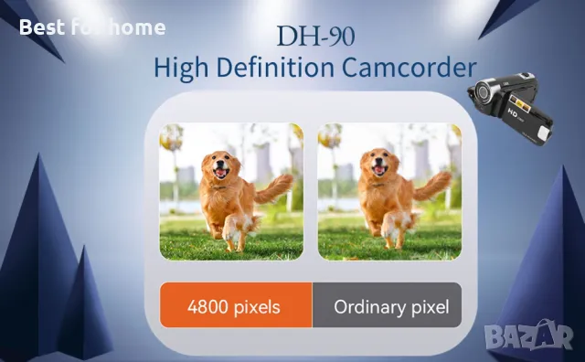 Видеокамера с цифрово увеличение Focket 16X, снимка 10 - Камери - 48371972