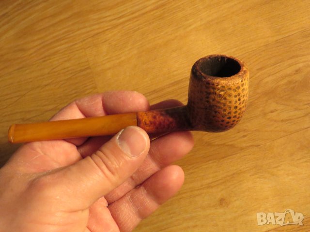 Красива маркова лула от морска пяна и красив мущтук от кехлибар  - красота и удоволствие за теб ., снимка 3 - Лули - 32465795