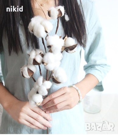 клон клонка клонки клони Натурален памук за аранжиране украса декор изкуствени цветя, снимка 3 - Изкуствени цветя - 28182285