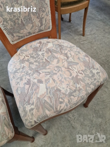 Масивни Столове-4 бр -внос от Германия!ОБЯВЕНАТА ЦЕНА Е ЗА БРОЙ!, снимка 5 - Столове - 51768452