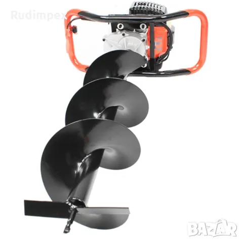 Моторен свредел за дупки GreenYard -52куб.см с включено свредло φ100 mm, снимка 2 - Градинска техника - 48819818