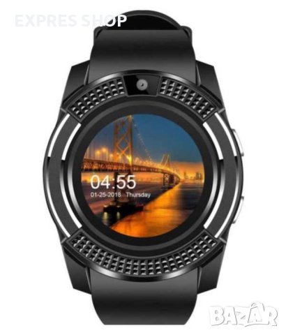 СМАРТ ЧАСОВНИК SMART WATCH V8 С BLUETOOTH, КАМЕРА И SIM КАРТА, снимка 8 - Смарт часовници - 43152926