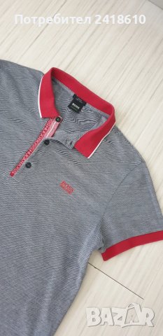 Hugo Boss Pique Pima Cotton Slim Fit Mens Size L - XL ОРИГИНАЛНА Тениска, снимка 14 - Тениски - 50822492