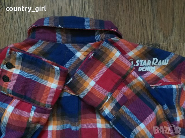 g-star midnight bergen shirt - страхотна мъжка риза КАТО НОВА, снимка 11 - Ризи - 27110632