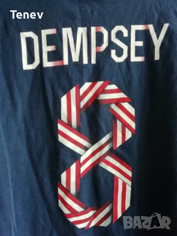 Clint Dempsey Nike #8 USA US оригинална тениска памучна XL, снимка 3 - Тениски - 43241690
