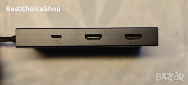 UGREEN 7-в-1 USB C докинг станция Двоен 4K HDMI и 100W PD, снимка 6 - Друга електроника - 53514424