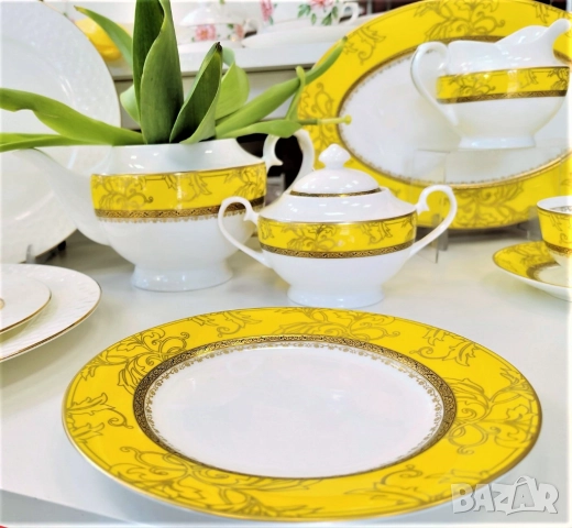 Сервизи за хранене използваеми в съдомиялна🖤✨ BLACK FRIDAY ЛУКС от Y o L i S a до - 50 % ! ✨🖤, снимка 14 - Сервизи - 52578240