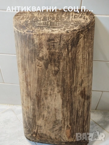 Малка Старинна Ръчно Изработена Ренесансова Нощва За Месене На Тесто 19' Век / НОМЕР 673., снимка 11 - Антикварни и старинни предмети - 53385952