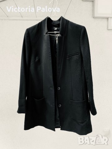 Удължено стилно сако H&M premium, снимка 2 - Сака - 37653928