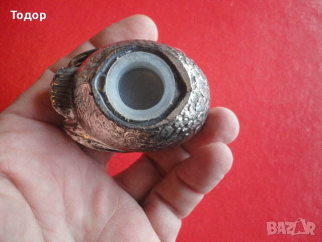 Невероятна бронзова солница пиперница врабче 1, снимка 4 - Аксесоари за кухня - 43523649