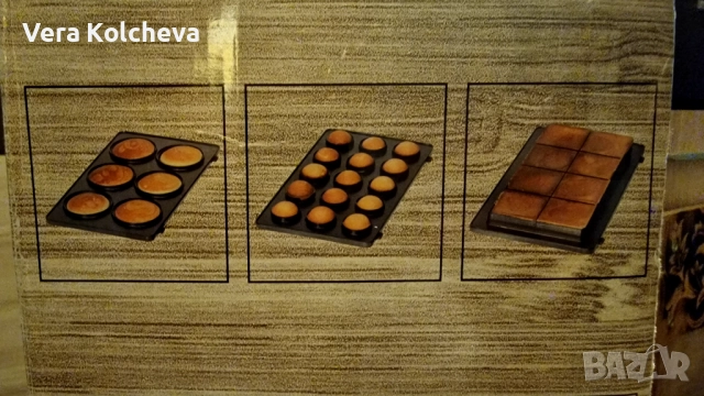 Уред за сладкиши 3 в 1 Tec Star, сменяеми плочи, 700 w,, снимка 3 - Гофретници - 52207552