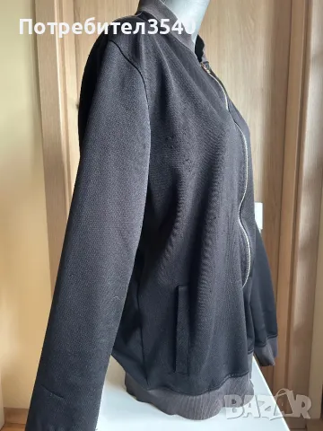 Черна мъжка жилетка, снимка 5 - Суичъри - 48480759