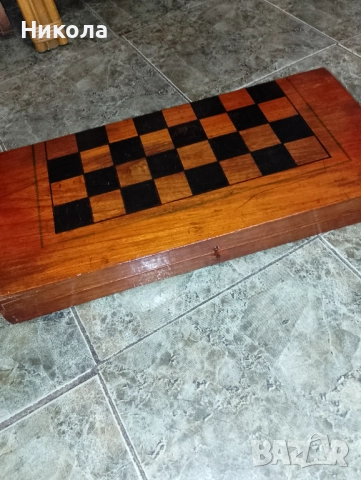  Шах-табла 48/48,,хан Крум" с пулове, снимка 6 - Шах и табла - 41016677