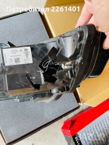 Оригинален ляв фар за Ауди А3 2012-2016г, снимка 3 - Части - 36573937