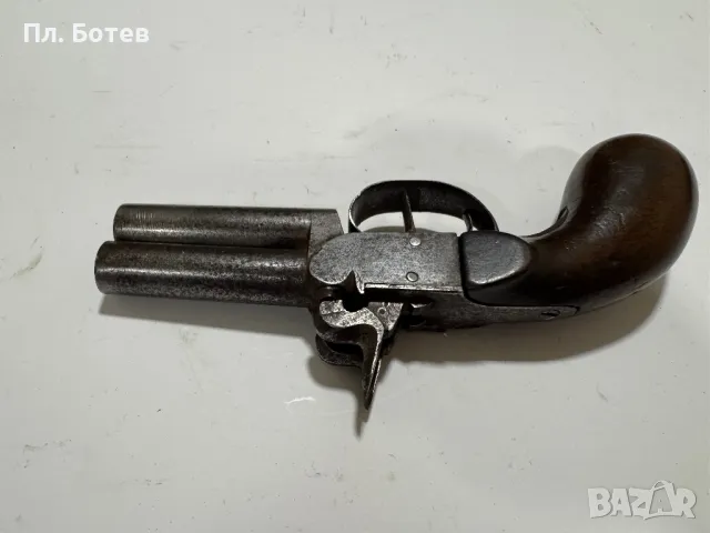 Рядък капсулен пистолет, снимка 5 - Антикварни и старинни предмети - 49896424