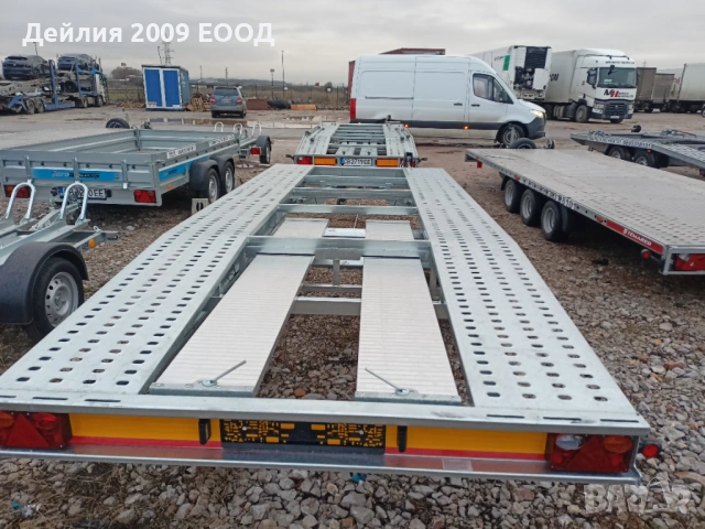 Равна двуосна платформа 4.60 / 2.15 / 2700 кг./ ПОД НАЕМ, снимка 18 - Ремаркета - 52563911